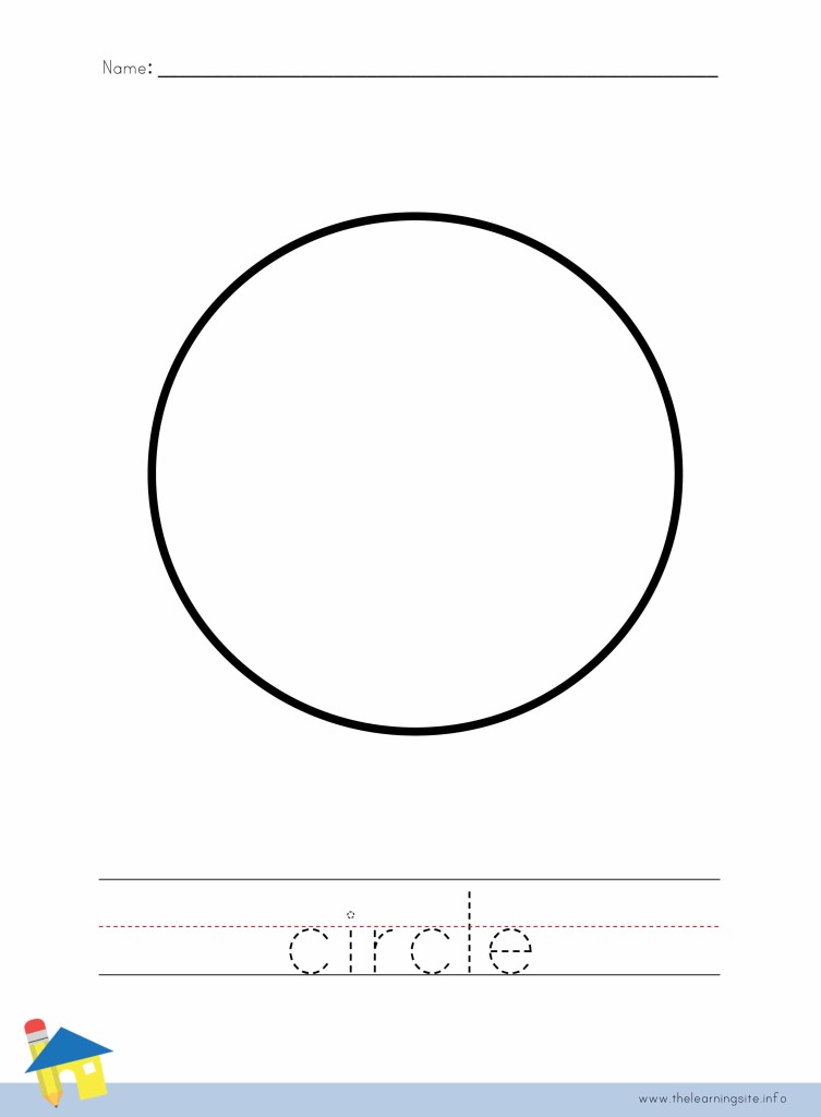 Circle Coloring Page Outline