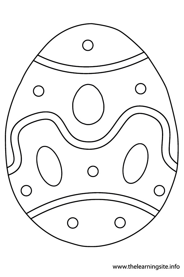 coloring-page-easter egg-6