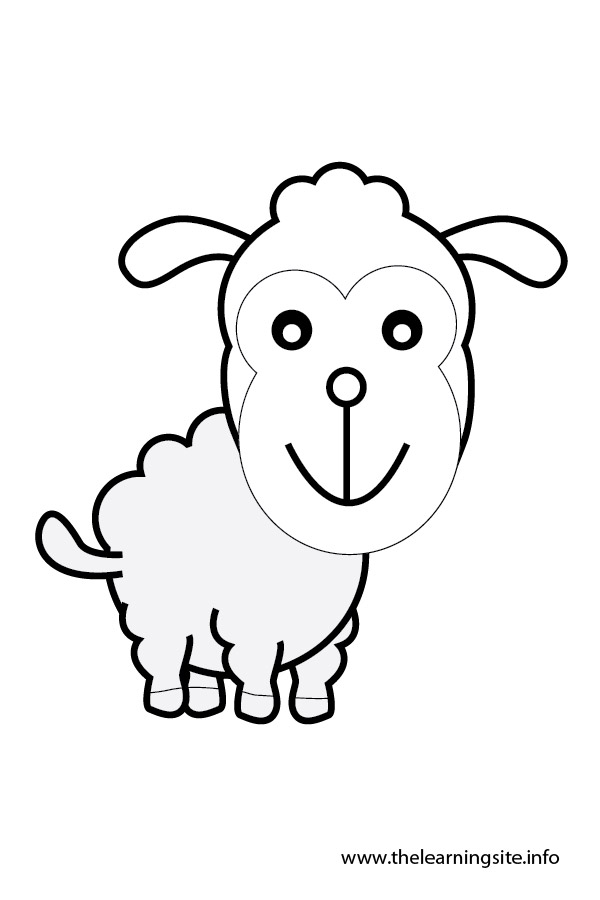 coloring-page-outline-animals-sheep