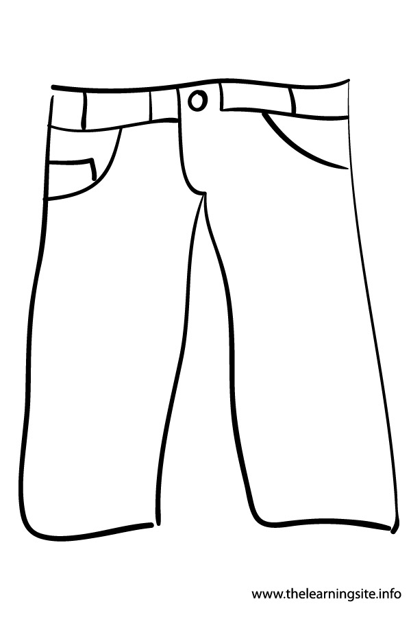 coloring-page-outline-clothes-jeans