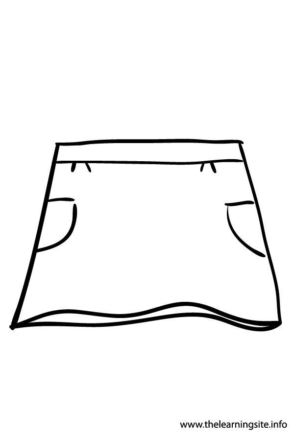 coloring-page-outline-clothes-skirt