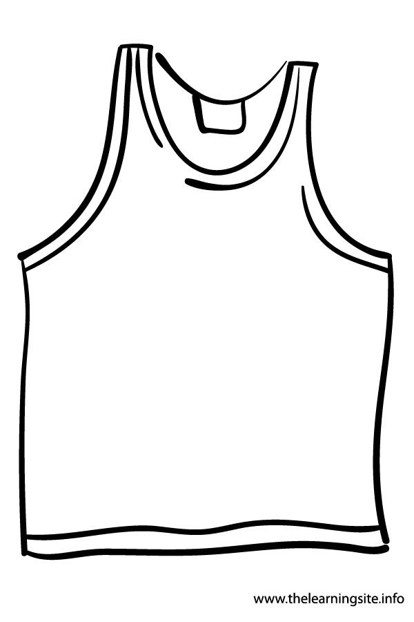 Undershirt Flashcard The Learning Site
