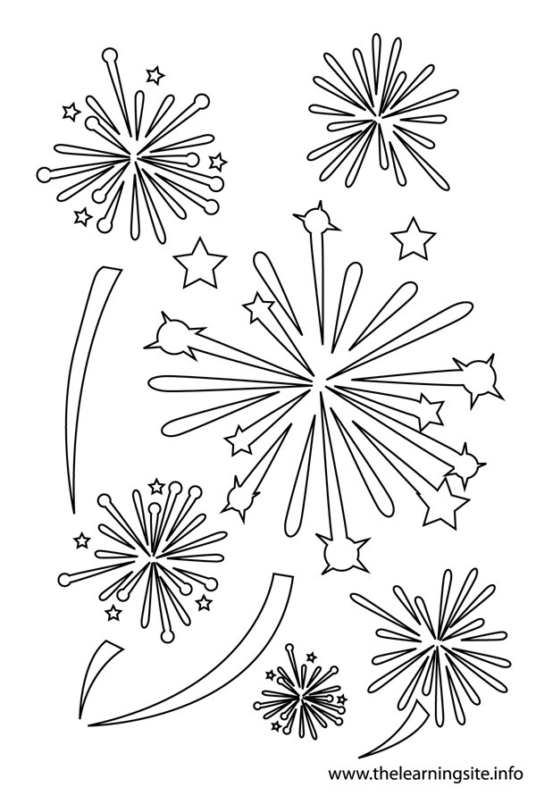 coloring-page-outline-fireworks-group1