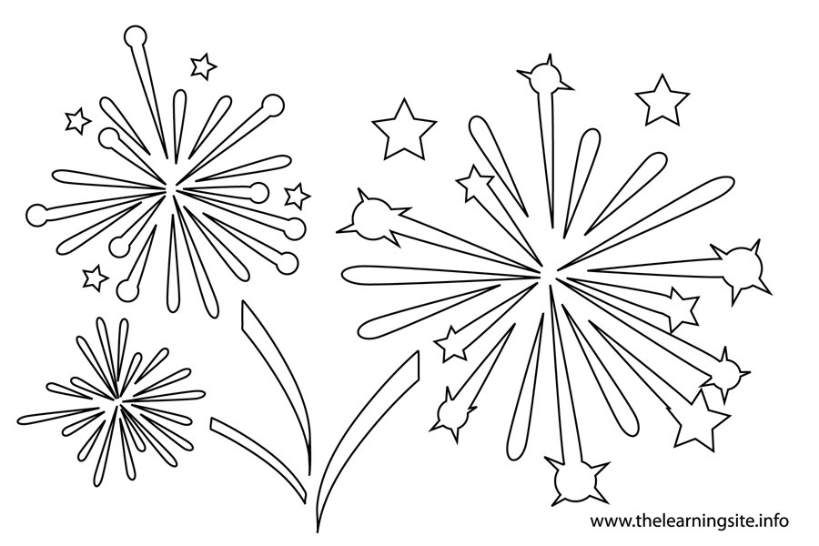 coloring-page-outline-fireworks-group2