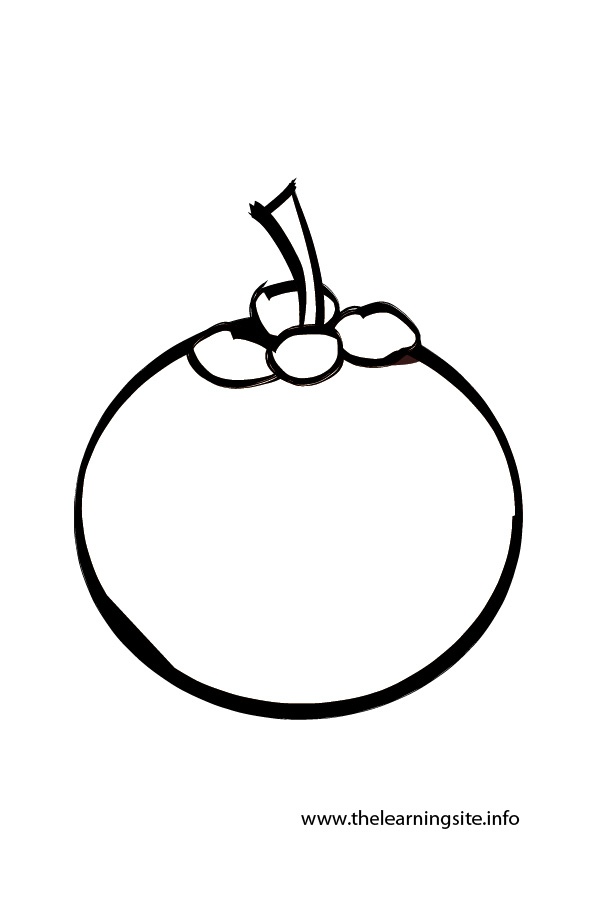 coloring-page-outline-mangosteen