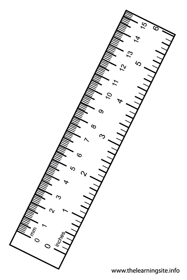 Ruler Flashcard The Learning Site