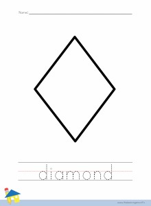 Diamond Coloring Worksheet