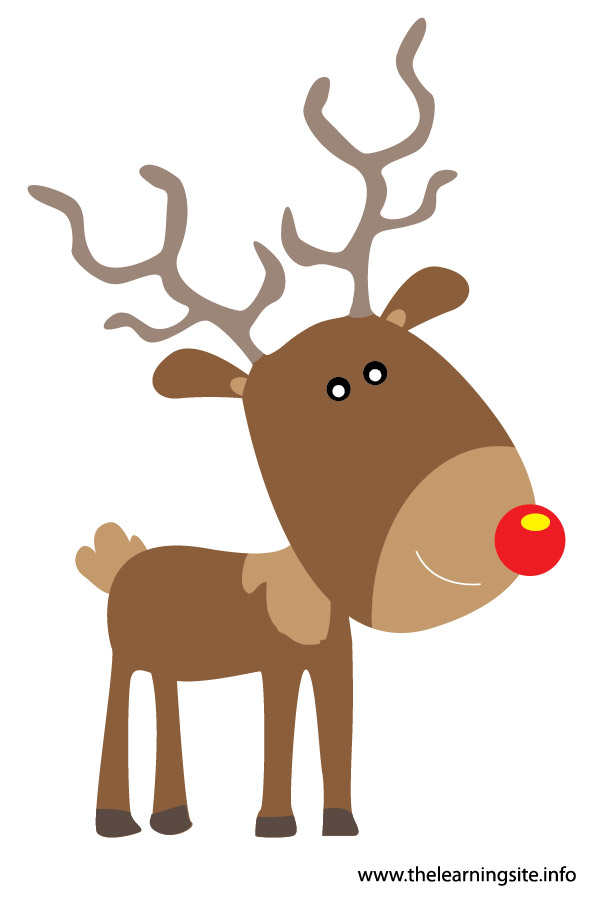 flashcard-christmas reindeer-01