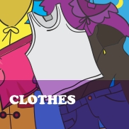Clothes Coloring Worksheets