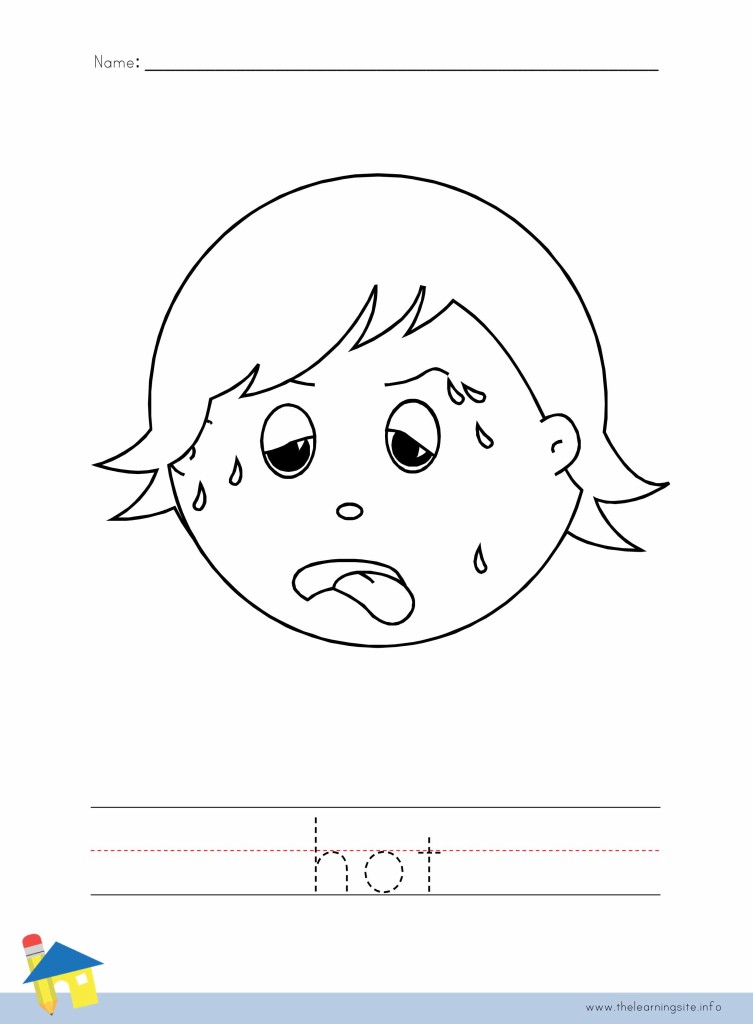 Hot Coloring Page Outline