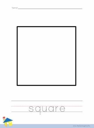 Square Coloring Worksheet