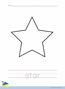 Star Coloring Worksheet