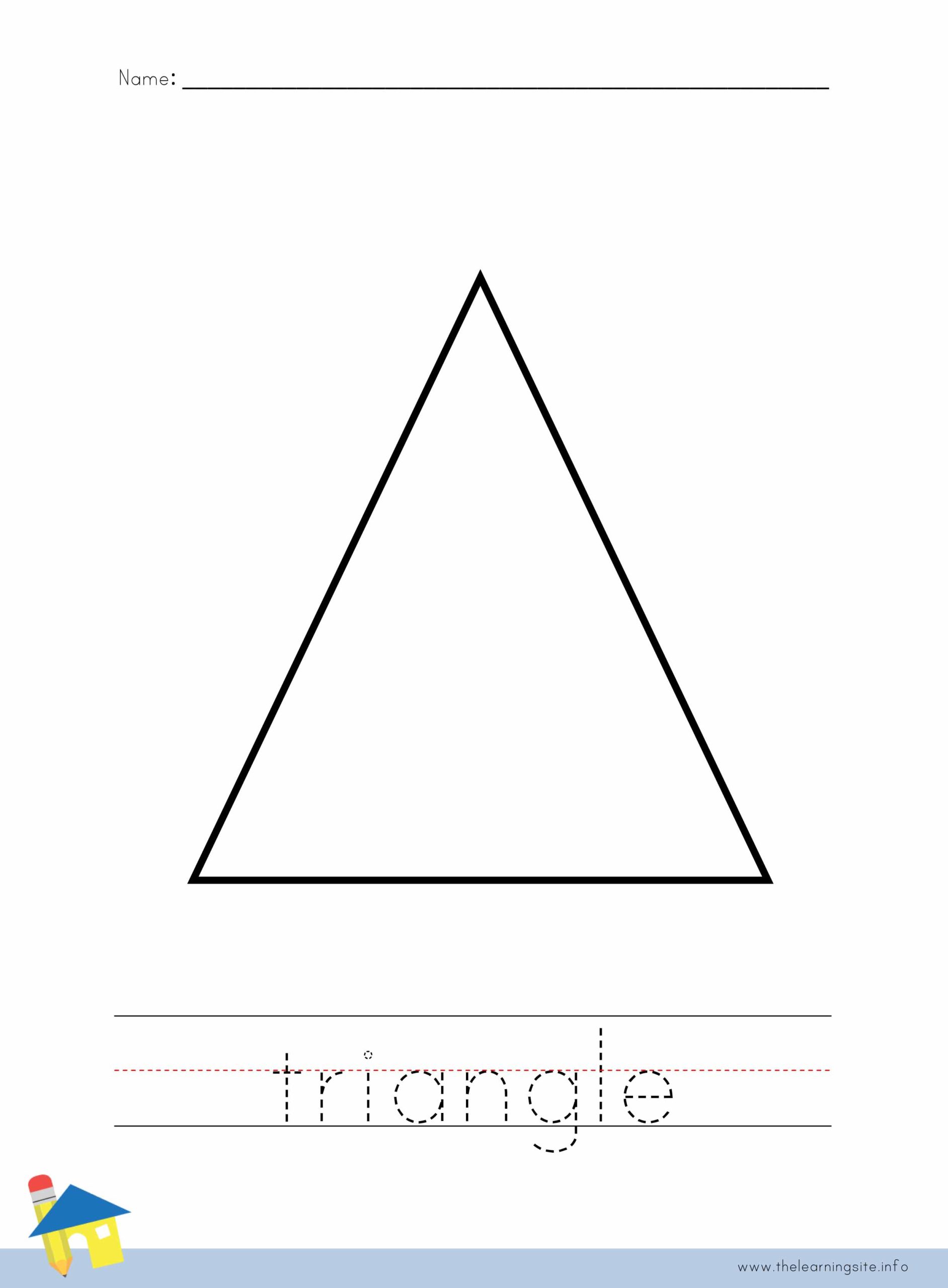 Треугольник раскраска для малышей