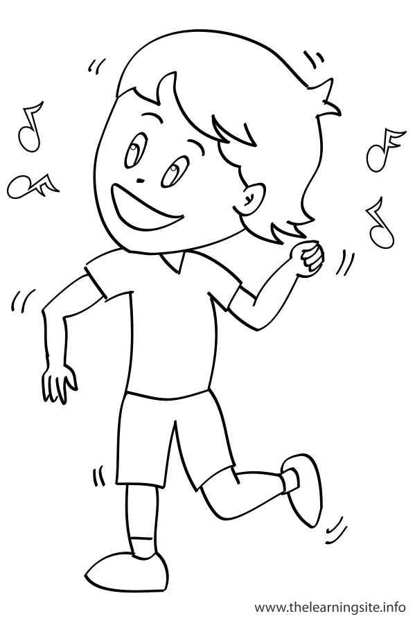 coloring-page-outline-verbs-dance