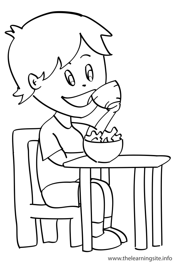 coloring-page-outline-verbs-drink