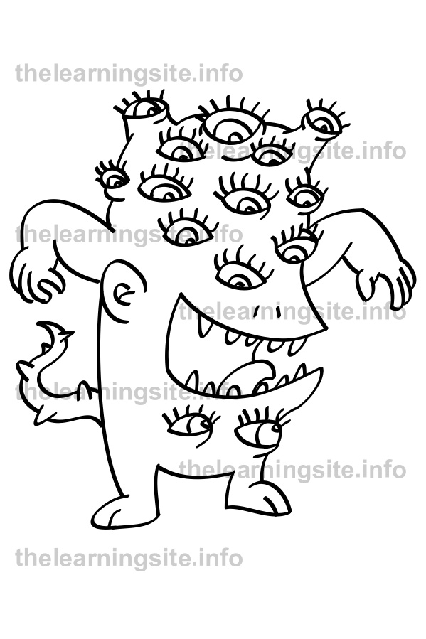 coloring-page-outline-uglymonster-sample