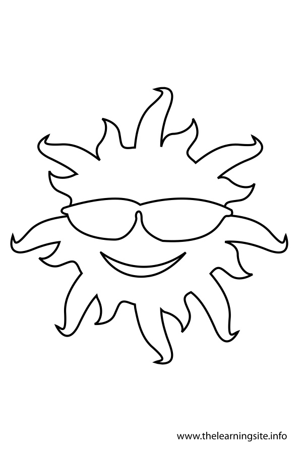 coloring-page-outline-sun