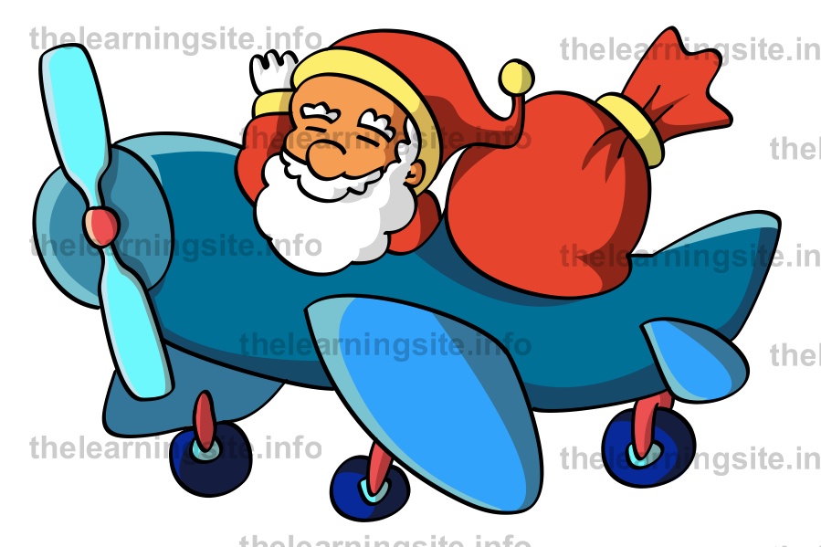 flashcard-christmas-santa-airplane-sample