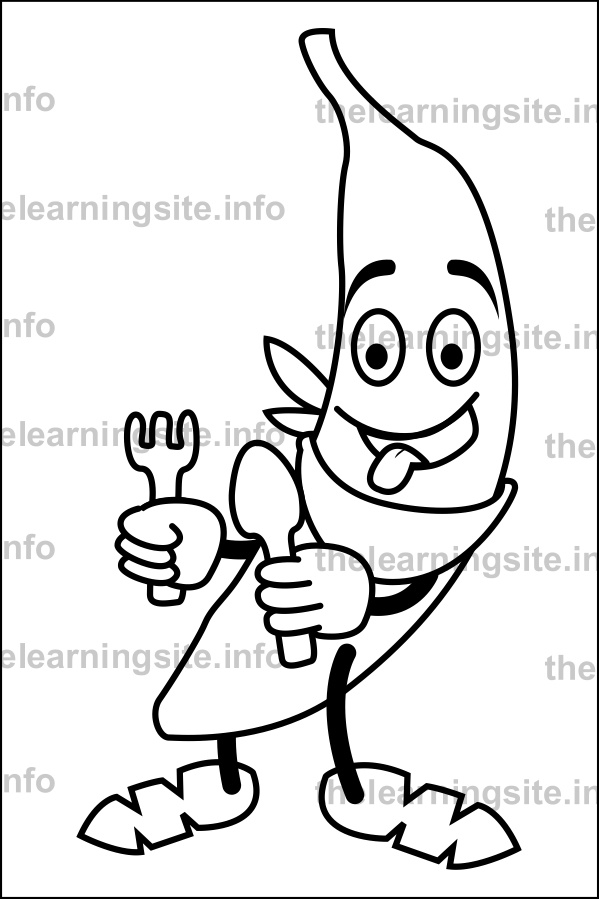 coloring-page-outline-fruit-characters-banana-sample
