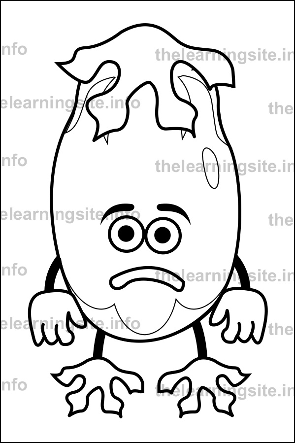 coloring-page-outline-fruit-characters-papaya-sample