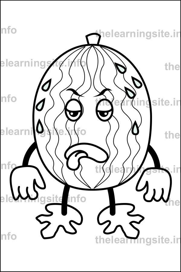 coloring-page-outline-fruit-characters-watermelon-sample