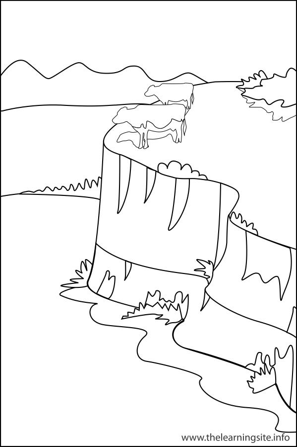 coloring-page-outline-nature-landforms-loess