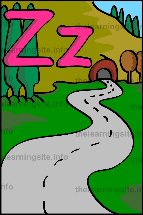 flashcard-alphabet-letter-z-zigzag-sample