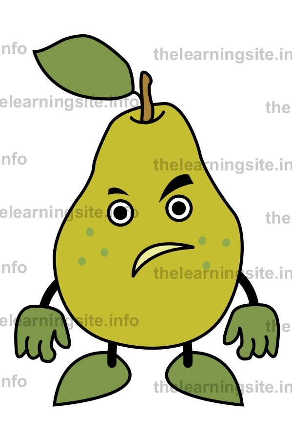 flashcard-fruit-characters-pear-sample