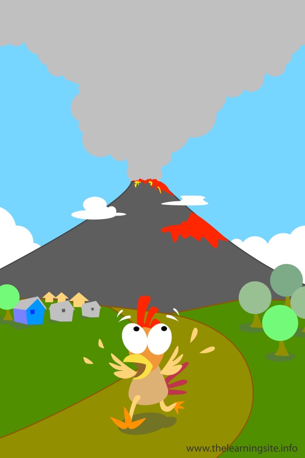 flashcard-nature-landforms-volcano