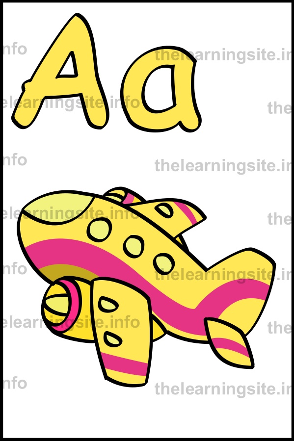 flashcard-alphabet-letter-a-simple-airplane-sample