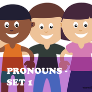 Pronoun Flashcards Set 1