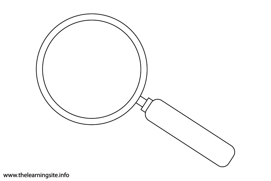 Science Tool Magnifying Lens Flashcard