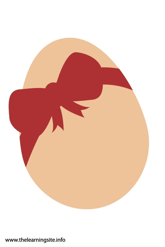 Easter Egg Flashcard Illustration