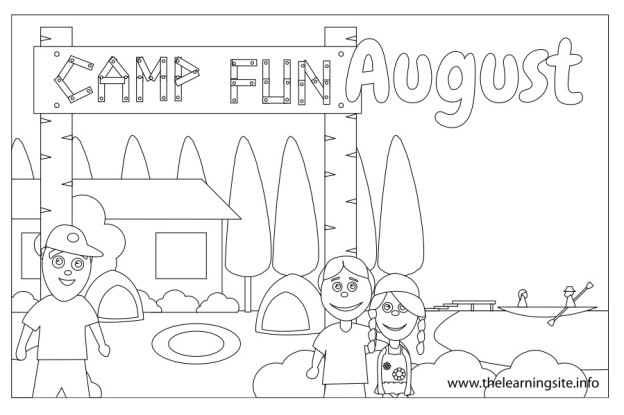 August Flashcard – The Learning Site
